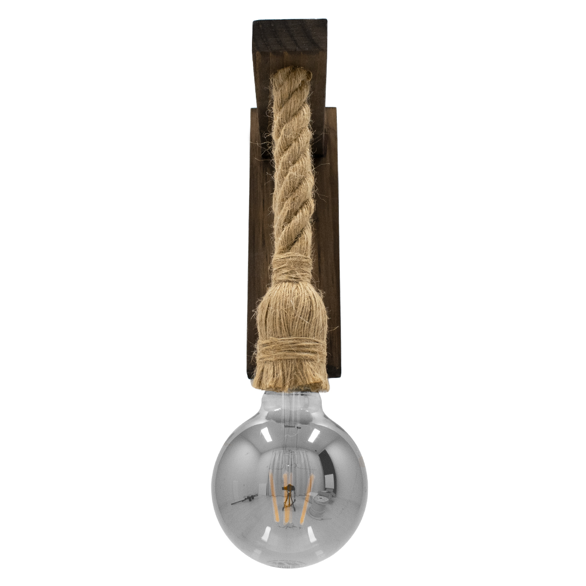 LEDTM® KENSI 00883 Boho Φωτιστικό Τοίχου - Απλίκα με Ντουί 1 x E27 AC 220-240V IP20 - Καφέ & Μπεζ - Μ7 x Π19 x Υ28cm - Image 5