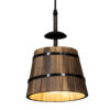 LEDTM® CEBU 00888 Vintage Κρεμαστό Φωτιστικό Οροφής με Ντουί 3 x E27 AC 220-240V IP20 - Καφέ & Μαύρο - Μ40 x Π40 x Y210cm - Image 6