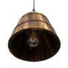 LEDTM® CEBU 00888 Vintage Κρεμαστό Φωτιστικό Οροφής με Ντουί 3 x E27 AC 220-240V IP20 - Καφέ & Μαύρο - Μ40 x Π40 x Y210cm - Image 9