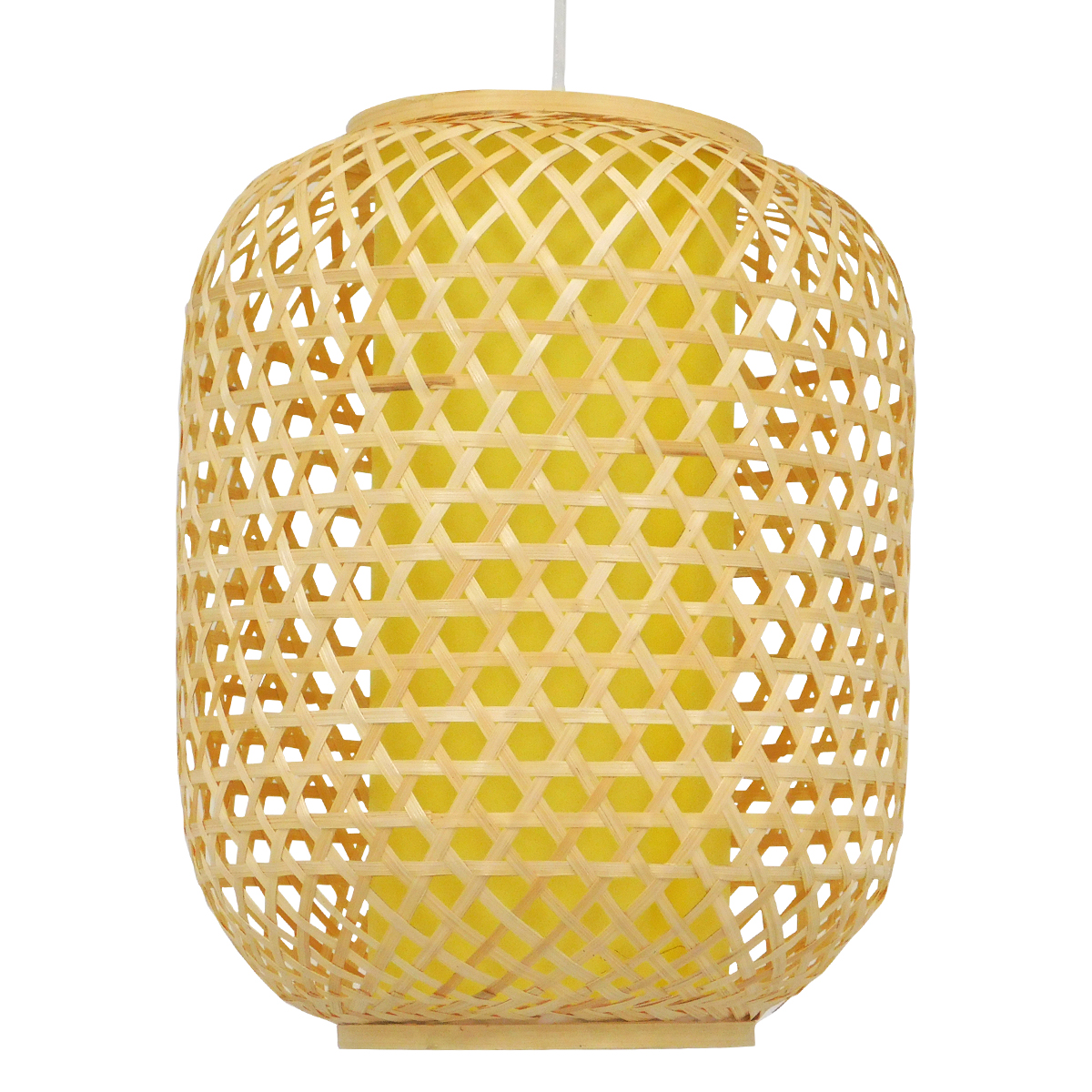 LEDTM® MAURITIUS 00899 Boho Κρεμαστό Φωτιστικό Οροφής με Ντουί 1 x E27 AC 220-240V IP20 - Μπεζ - Μ30 x Π30 x Υ40cm - Image 5