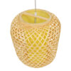 LEDTM® MAURITIUS 00899 Boho Κρεμαστό Φωτιστικό Οροφής με Ντουί 1 x E27 AC 220-240V IP20 - Μπεζ - Μ30 x Π30 x Υ40cm - Image 7