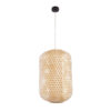 LEDTM® MAURITIUS 00901 Boho Κρεμαστό Φωτιστικό Οροφής με Ντουί 1 x E27 AC 220-240V IP20 - Μπεζ - Μ40 x Π40 x Υ60cm - Image 4