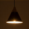 LEDTM® SHADE 00906 Μοντέρνο Κρεμαστό Φωτιστικό Οροφής με Ντουί 1 x E27 AC 220-240V IP20 - Μαύρο & Μπεζ - Μ23 x Π23 x Υ22cm - Image 2