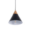 LEDTM® SHADE 00906 Μοντέρνο Κρεμαστό Φωτιστικό Οροφής με Ντουί 1 x E27 AC 220-240V IP20 - Μαύρο & Μπεζ - Μ23 x Π23 x Υ22cm - Image 6
