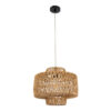 LEDTM® JENSON 00909 Boho Κρεμαστό Φωτιστικό Οροφής με Ντουί 1 x E27 AC 220-240V IP20 - Μπεζ - Μ33 x Π33 x Υ28cm - Image 4