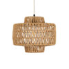 LEDTM® JENSON 00909 Boho Κρεμαστό Φωτιστικό Οροφής με Ντουί 1 x E27 AC 220-240V IP20 - Μπεζ - Μ33 x Π33 x Υ28cm - Image 5