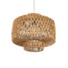 LEDTM® JENSON 00909 Boho Κρεμαστό Φωτιστικό Οροφής με Ντουί 1 x E27 AC 220-240V IP20 - Μπεζ - Μ33 x Π33 x Υ28cm - Image 6