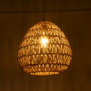 LEDTM® JJENSON 00911 Boho Κρεμαστό Φωτιστικό Οροφής με Ντουί 1 x E27 AC 220-240V IP20 - Μπεζ - Μ35 x Π35 x Υ35cm - Image 2