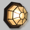 LEDTM® RUBY 00912 Vintage Φωτιστικό Οροφής με Ντουί 1 x E27 AC 220-240V IP20 - Μαύρο & Λευκό - Μ27 x Π27 x Υ12cm - Image 3