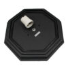 LEDTM® RUBY 00912 Vintage Φωτιστικό Οροφής με Ντουί 1 x E27 AC 220-240V IP20 - Μαύρο & Λευκό - Μ27 x Π27 x Υ12cm - Image 7