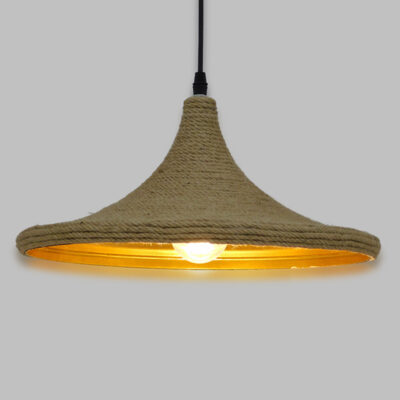 Alternative view of LEDTM® SHANGHAI ROPE 00917 Boho Κρεμαστό Φωτιστικό Οροφής με Ντουί 1 x E27 AC 220-240V IP20 - Μπεζ - Μ37 x Π37 x Υ20cm