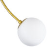 LEDTM® DRIZZLE 00921 Μοντέρνο Φωτιστικό Οροφής με Ντουί 1 x E27 AC 220-240V IP20 - Λευκό & Χρυσό - Μ15 x Π15 x Υ100cm - Image 7