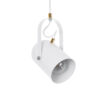 LEDTM® HAZEL 00924 Μοντέρνο Κρεμαστό Φωτιστικό Οροφής με Ντουί 1 x E27 AC 220-240V IP20 - Λευκό & Χρυσό - Μ12 x Π12 x Υ27cm - Image 2
