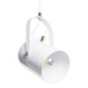 LEDTM® HAZEL 00924 Μοντέρνο Κρεμαστό Φωτιστικό Οροφής με Ντουί 1 x E27 AC 220-240V IP20 - Λευκό & Χρυσό - Μ12 x Π12 x Υ27cm - Image 7