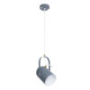 LEDTM® HAZEL 00925 Μοντέρνο Κρεμαστό Φωτιστικό Οροφής με Ντουί 1 x E27 AC 220-240V IP20 - Γκρι & Χρυσό - Μ12 x Π12 x Υ27cm - Image 4