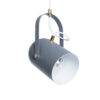 LEDTM® HAZEL 00925 Μοντέρνο Κρεμαστό Φωτιστικό Οροφής με Ντουί 1 x E27 AC 220-240V IP20 - Γκρι & Χρυσό - Μ12 x Π12 x Υ27cm - Image 7