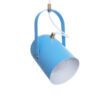 LEDTM® HAZEL 00927 Μοντέρνο Κρεμαστό Φωτιστικό Οροφής με Ντουί 1 x E27 AC 220-240V IP20 - Γαλάζιο & Χρυσό - Μ12 x Π12 x Υ27cm - Image 5