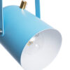 LEDTM® HAZEL 00927 Μοντέρνο Κρεμαστό Φωτιστικό Οροφής με Ντουί 1 x E27 AC 220-240V IP20 - Γαλάζιο & Χρυσό - Μ12 x Π12 x Υ27cm - Image 8