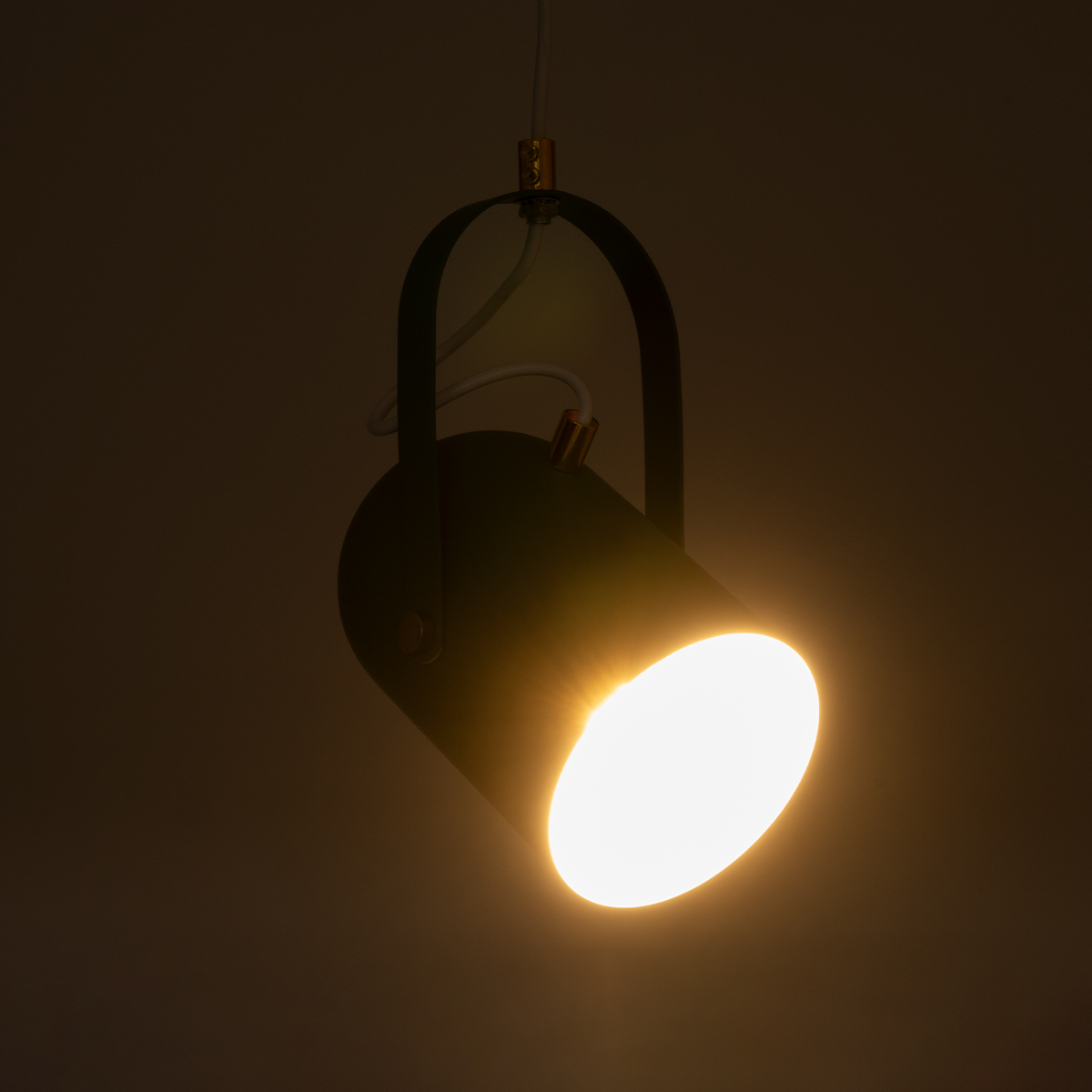 LEDTM® HAZEL 00928 Μοντέρνο Κρεμαστό Φωτιστικό Οροφής με Ντουί 1 x E27 AC 220-240V IP20 - Πράσινο & Χρυσό - Μ12 x Π12 x Υ27cm - Image 3