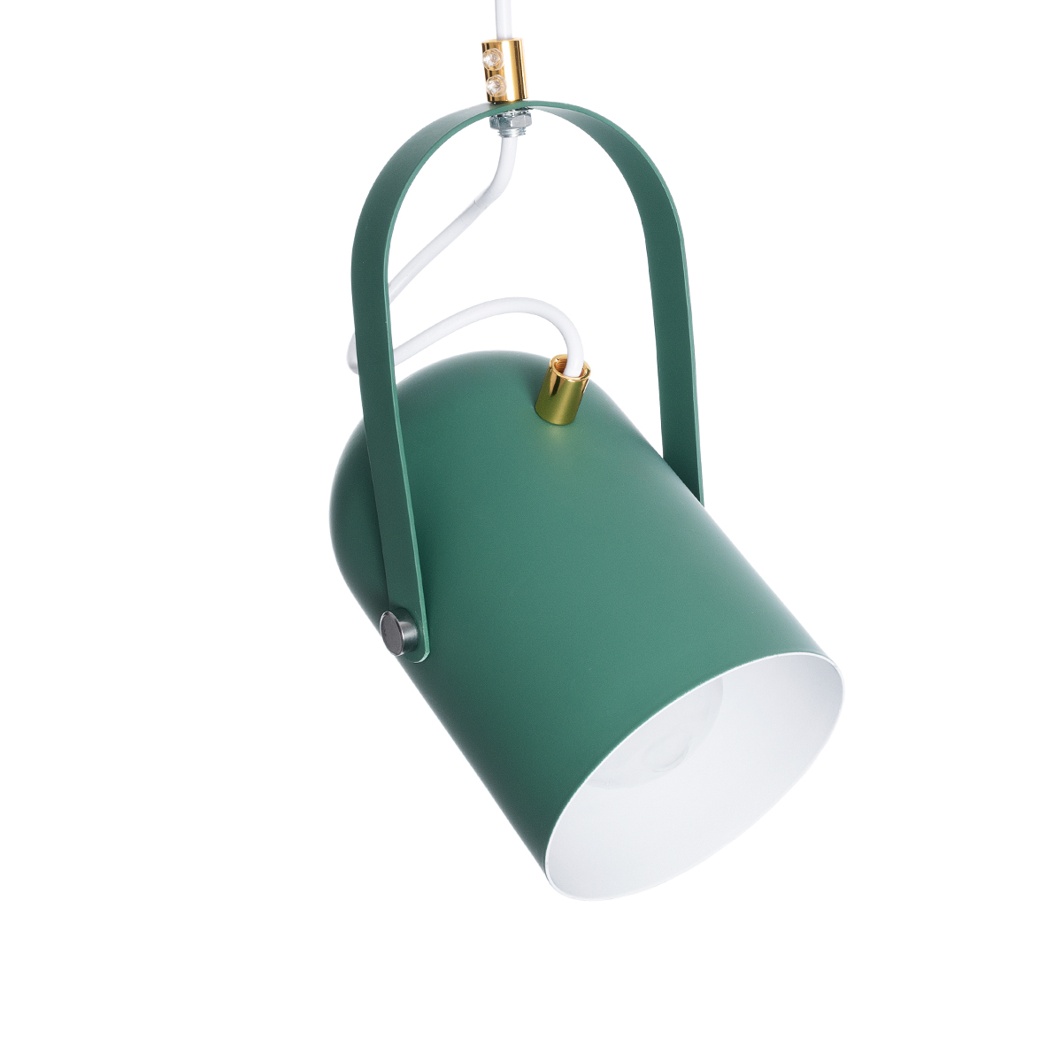 LEDTM® HAZEL 00928 Μοντέρνο Κρεμαστό Φωτιστικό Οροφής με Ντουί 1 x E27 AC 220-240V IP20 - Πράσινο & Χρυσό - Μ12 x Π12 x Υ27cm - Image 6