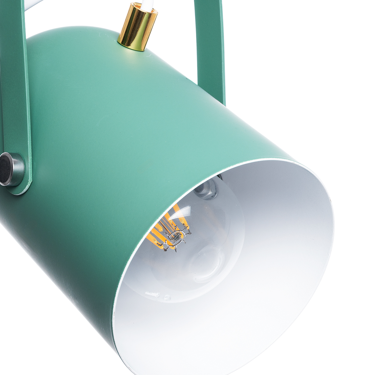 LEDTM® HAZEL 00928 Μοντέρνο Κρεμαστό Φωτιστικό Οροφής με Ντουί 1 x E27 AC 220-240V IP20 - Πράσινο & Χρυσό - Μ12 x Π12 x Υ27cm - Image 8