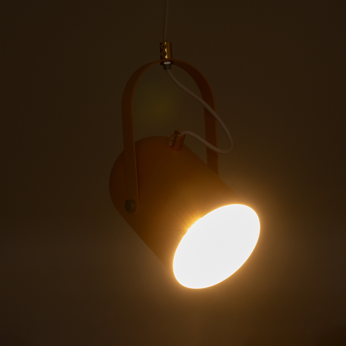 LEDTM® HAZEL 00929 Μοντέρνο Κρεμαστό Φωτιστικό Οροφής με Ντουί 1 x E27 AC 220-240V IP20 - Ροζ & Χρυσό - Μ12 x Π12 x Υ27cm - Image 3