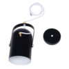 LEDTM® HAZEL 00930 Μοντέρνο Κρεμαστό Φωτιστικό Οροφής με Ντουί 1 x E27 AC 220-240V IP20 - Μαύρο & Χρυσό - Μ12 x Π12 x Υ27cm - Image 10