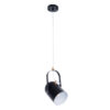 LEDTM® HAZEL 00930 Μοντέρνο Κρεμαστό Φωτιστικό Οροφής με Ντουί 1 x E27 AC 220-240V IP20 - Μαύρο & Χρυσό - Μ12 x Π12 x Υ27cm - Image 4