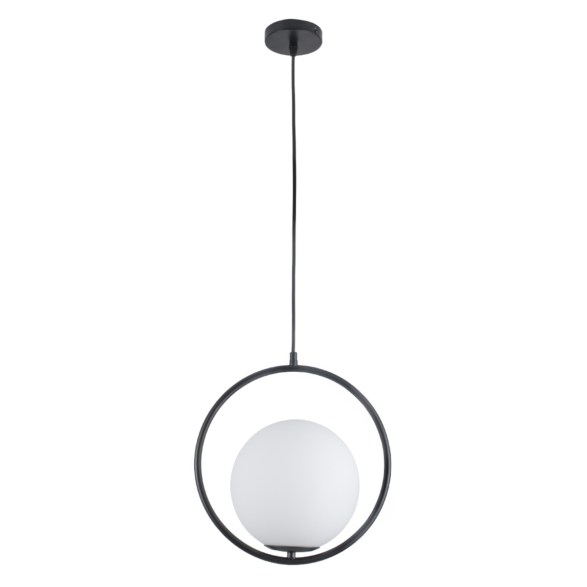 LEDTM® MADRID 00931 Μοντέρνο Κρεμαστό Φωτιστικό Οροφής με Ντουί 1 x E27 AC 220-240V IP20 - Μαύρο & Λευκό - Μ30 x Π20 x Υ30cm - Image 4