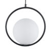 LEDTM® MADRID 00931 Μοντέρνο Κρεμαστό Φωτιστικό Οροφής με Ντουί 1 x E27 AC 220-240V IP20 - Μαύρο & Λευκό - Μ30 x Π20 x Υ30cm - Image 5