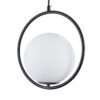 LEDTM® MADRID 00931 Μοντέρνο Κρεμαστό Φωτιστικό Οροφής με Ντουί 1 x E27 AC 220-240V IP20 - Μαύρο & Λευκό - Μ30 x Π20 x Υ30cm - Image 6