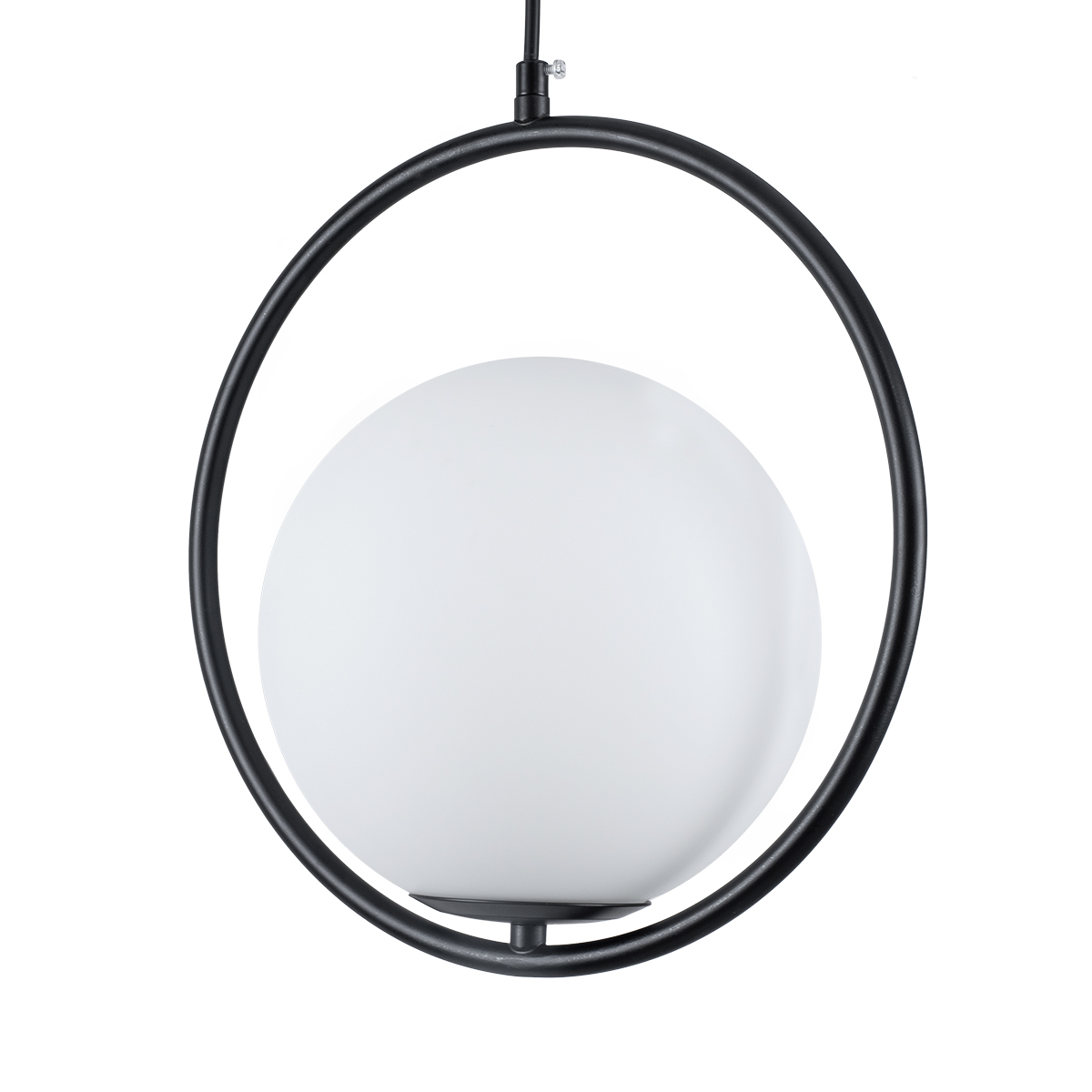 LEDTM® MADRID 00931 Μοντέρνο Κρεμαστό Φωτιστικό Οροφής με Ντουί 1 x E27 AC 220-240V IP20 - Μαύρο & Λευκό - Μ30 x Π20 x Υ30cm - Image 6
