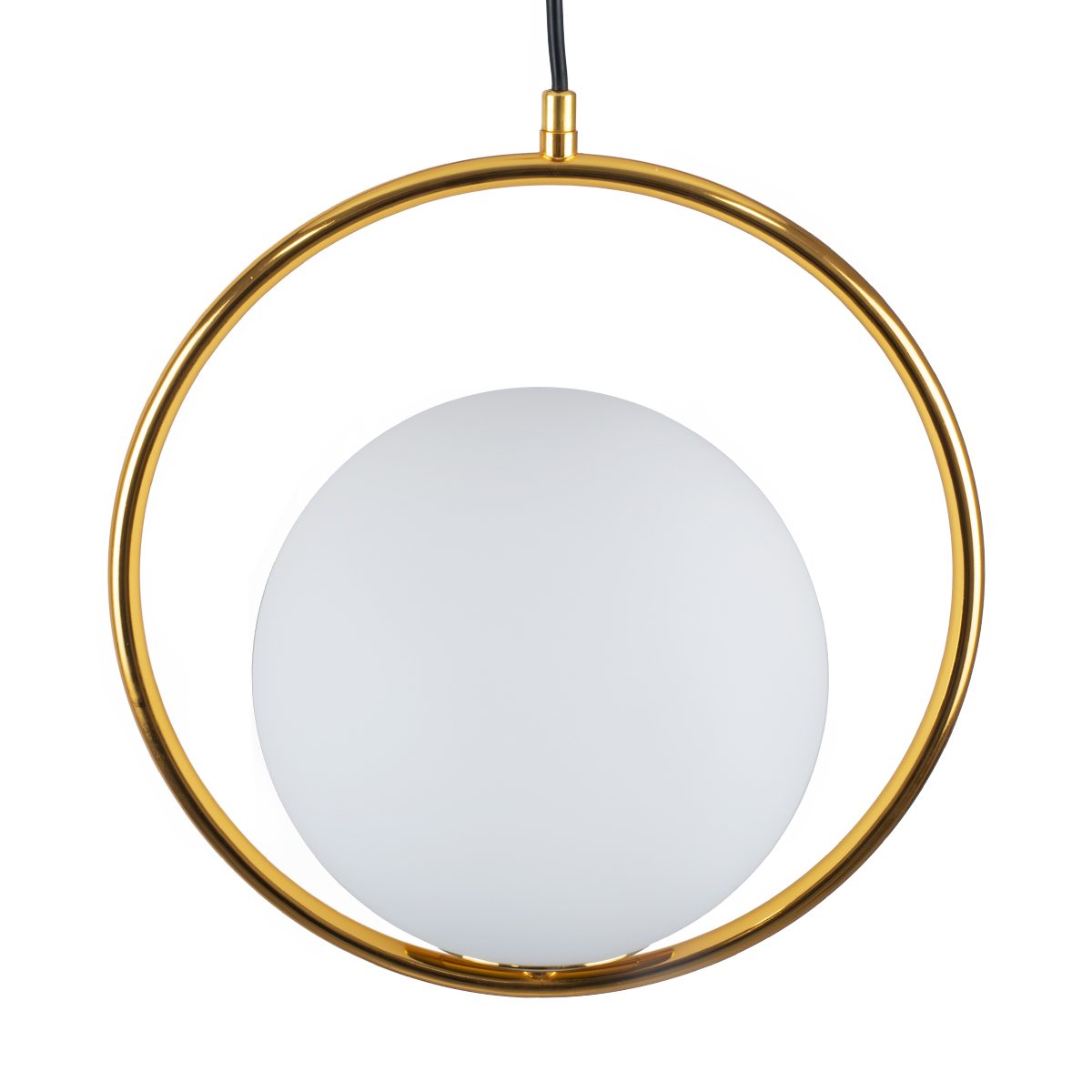 LEDTM® MADRID 00932 Μοντέρνο Κρεμαστό Φωτιστικό Οροφής με Ντουί 1 x E27 AC 220-240V IP20 - Χρυσό & Λευκό - Μ30 x Π20 x Υ30cm - Image 5