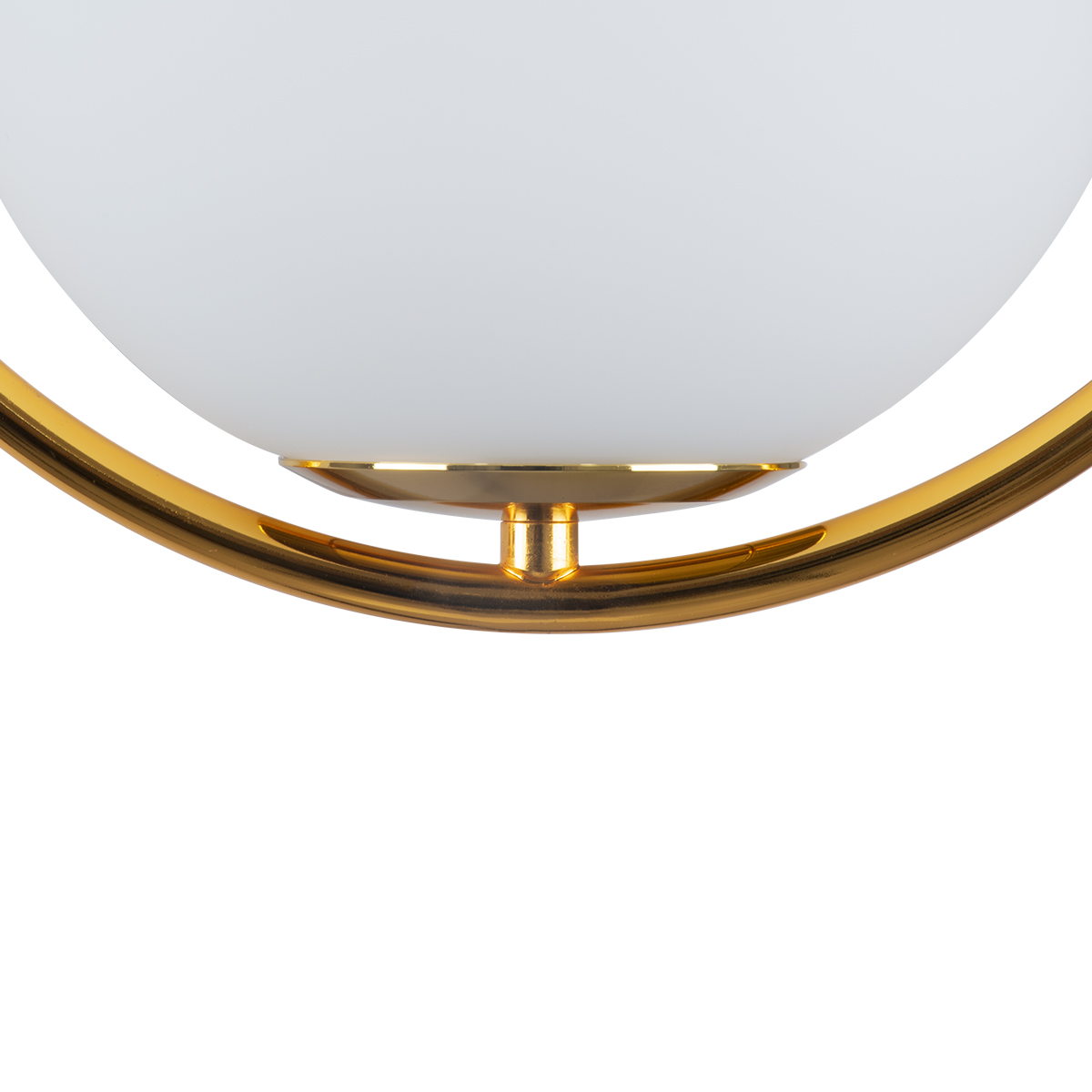 LEDTM® MADRID 00932 Μοντέρνο Κρεμαστό Φωτιστικό Οροφής με Ντουί 1 x E27 AC 220-240V IP20 - Χρυσό & Λευκό - Μ30 x Π20 x Υ30cm - Image 8