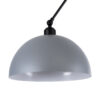 LEDTM® LOTUS 00937 Μοντέρνο Φωτιστικό Οροφής με Ντουί 1 x E27 AC 220-240V IP20 - Γκρι & Μαύρο - Μ30 x Π30 x Υ21cm - Image 7