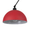 LEDTM® LOTUS 00938 Μοντέρνο Φωτιστικό Οροφής με Ντουί 1 x E27 AC 220-240V IP20 - Κόκκινο & Μαύρο - Μ30 x Π30 x Υ21cm - Image 7
