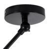 LEDTM® LOTUS 00938 Μοντέρνο Φωτιστικό Οροφής με Ντουί 1 x E27 AC 220-240V IP20 - Κόκκινο & Μαύρο - Μ30 x Π30 x Υ21cm - Image 10
