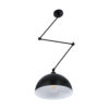 LEDTM® LOTUS 00939 Μοντέρνο Φωτιστικό Οροφής με Ντουί 1 x E27 AC 220-240V IP20 - Μαύρο - Μ30 x Π30 x Υ21cm - Image 6