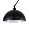 LEDTM® LOTUS 00939 Μοντέρνο Φωτιστικό Οροφής με Ντουί 1 x E27 AC 220-240V IP20 - Μαύρο - Μ30 x Π30 x Υ21cm - Image 7