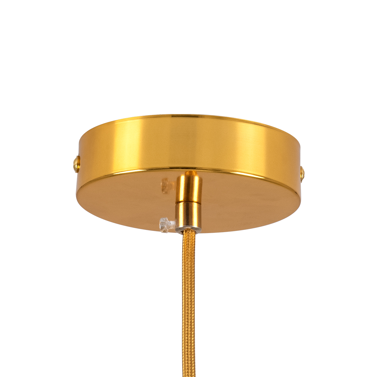 LEDTM® MAVERICK 00943 Μοντέρνο Κρεμαστό Φωτιστικό Οροφής με Ντουί 1 x E27 AC 220-240V IP20 - Χρυσό & Λευκό - Μ15 x Π15 x Υ33cm - Image 8