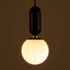 LEDTM® MAVERICK 00945 Μοντέρνο Κρεμαστό Φωτιστικό Οροφής με Ντουί 1 x E27 AC 220-240V IP20 - Μαύρο & Λευκό - Μ15 x Π15 x Υ33cm - Image 3