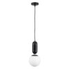 LEDTM® MAVERICK 00945 Μοντέρνο Κρεμαστό Φωτιστικό Οροφής με Ντουί 1 x E27 AC 220-240V IP20 - Μαύρο & Λευκό - Μ15 x Π15 x Υ33cm - Image 4