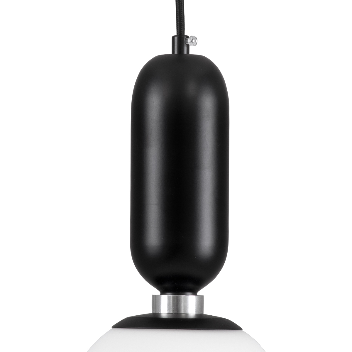 LEDTM® MAVERICK 00945 Μοντέρνο Κρεμαστό Φωτιστικό Οροφής με Ντουί 1 x E27 AC 220-240V IP20 - Μαύρο & Λευκό - Μ15 x Π15 x Υ33cm - Image 7