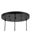 LEDTM® MONROE 00952 Μοντέρνο Κρεμαστό Φωτιστικό Οροφής με Ντουί 3 x E27 AC 220-240V IP20 - Μαύρο & Λευκό - Μ60 x Π60 x Υ50cm - Image 6