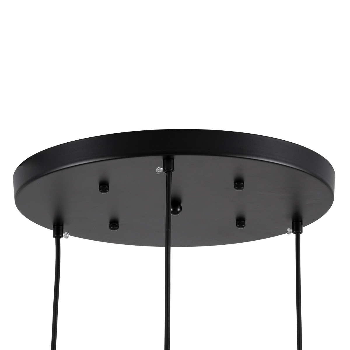 LEDTM® MONROE 00952 Μοντέρνο Κρεμαστό Φωτιστικό Οροφής με Ντουί 3 x E27 AC 220-240V IP20 - Μαύρο & Λευκό - Μ60 x Π60 x Υ50cm - Image 6