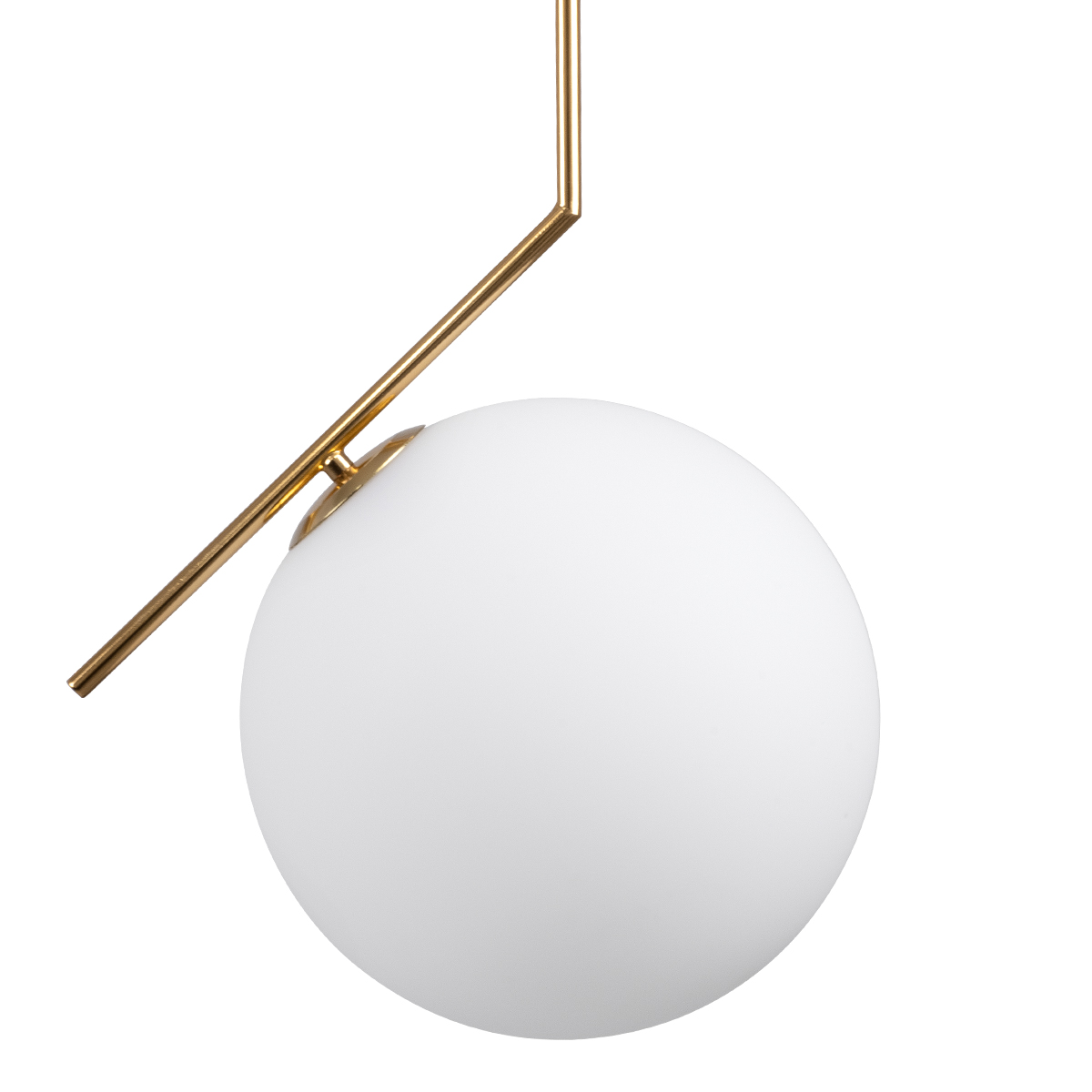 LEDTM® MONROE 00956 Μοντέρνο Κρεμαστό Φωτιστικό Οροφής με Ντουί 1 x E27 AC 220-240V IP20 - Χρυσό & Λευκό - Μ30 x Π30 x Υ75cm - Image 6