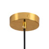 LEDTM® MONROE 00956 Μοντέρνο Κρεμαστό Φωτιστικό Οροφής με Ντουί 1 x E27 AC 220-240V IP20 - Χρυσό & Λευκό - Μ30 x Π30 x Υ75cm - Image 10