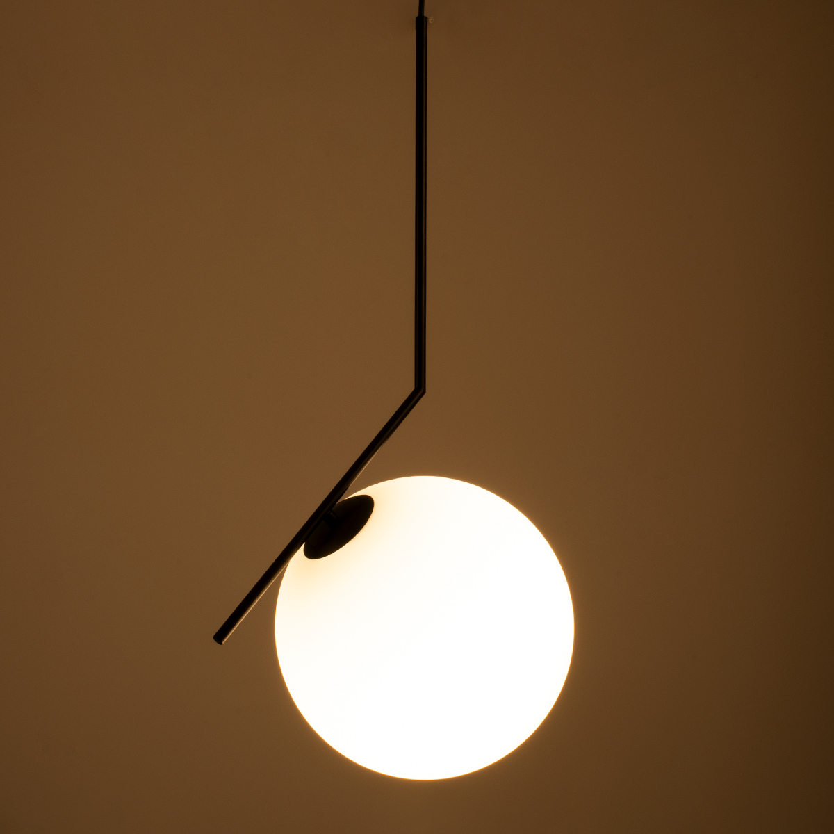 LEDTM® MONROE 00957 Μοντέρνο Κρεμαστό Φωτιστικό Οροφής με Ντουί 1 x E27 AC 220-240V IP20 - Μαύρο & Λευκό - Μ30 x Π30 x Υ75cm - Image 3