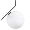 LEDTM® MONROE 00957 Μοντέρνο Κρεμαστό Φωτιστικό Οροφής με Ντουί 1 x E27 AC 220-240V IP20 - Μαύρο & Λευκό - Μ30 x Π30 x Υ75cm - Image 6