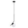 LEDTM® MONROE 00959 Μοντέρνο Κρεμαστό Φωτιστικό Οροφής με Ντουί 1 x E27 AC 220-240V IP20 - Μαύρο & Λευκό - Μ15 x Π15 x Υ49cm - Image 4